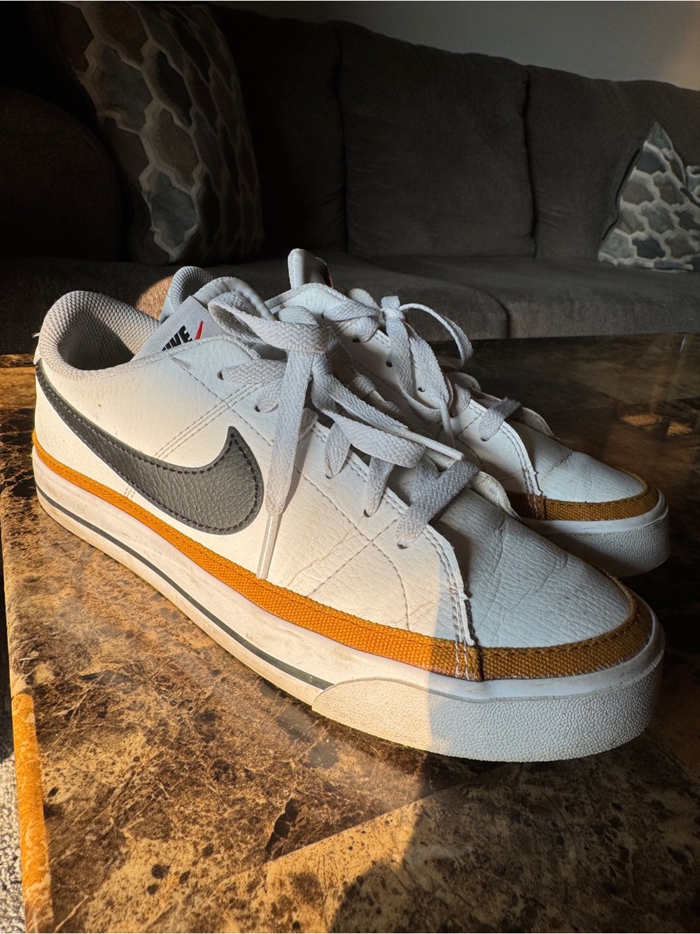 Nike White Court Legacy Leather Sneakers